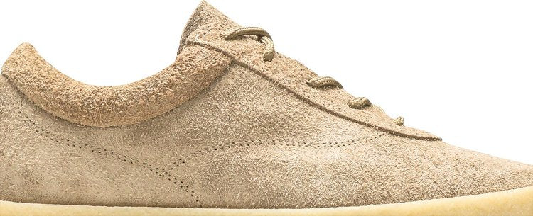 Yeezy Season 6 Thick Shaggy Suede Crepe Taupe Sneakers, Tan