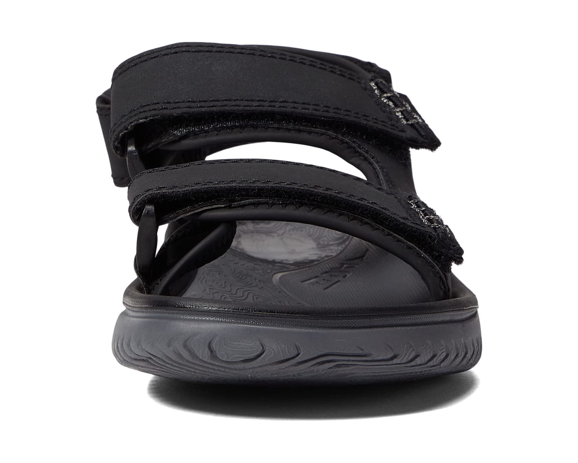 Wesley Bay Clarks sandals, black