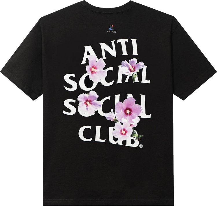 Anti Social Social Club x Case Study Mugunghwa Tee 'Black', black