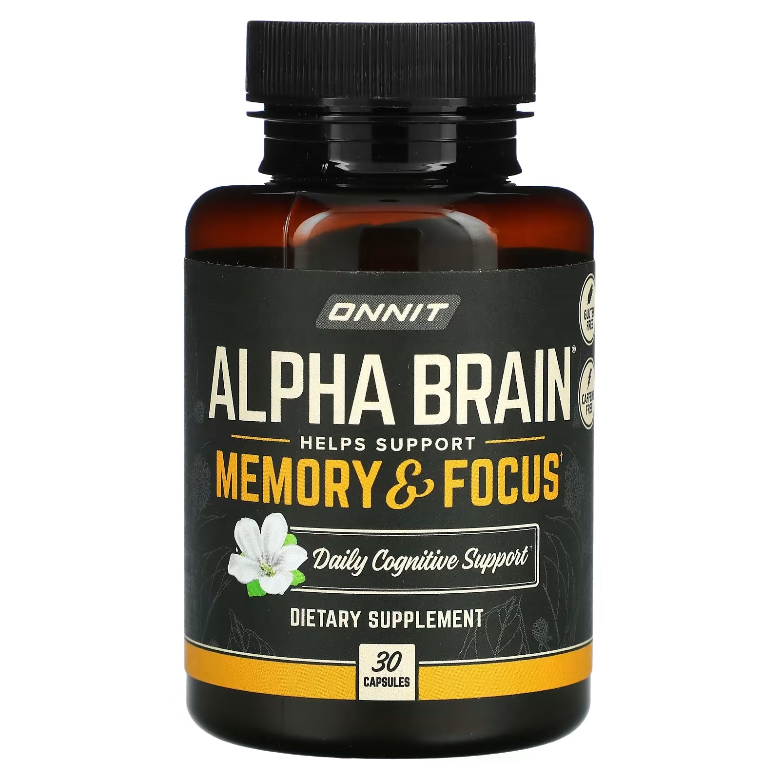 Onnit Alpha Brain memory and concentration, 30 capsules