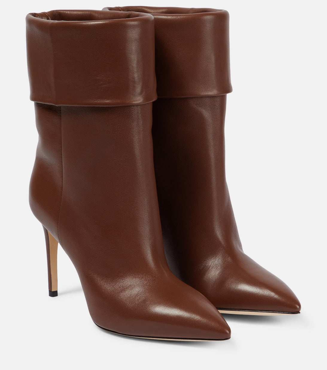 Paris Texas leather ankle boots, brown