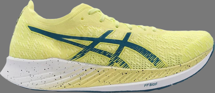 حذاء رياضي Asics Magic speed 'glow yellow' باللون الأصفر