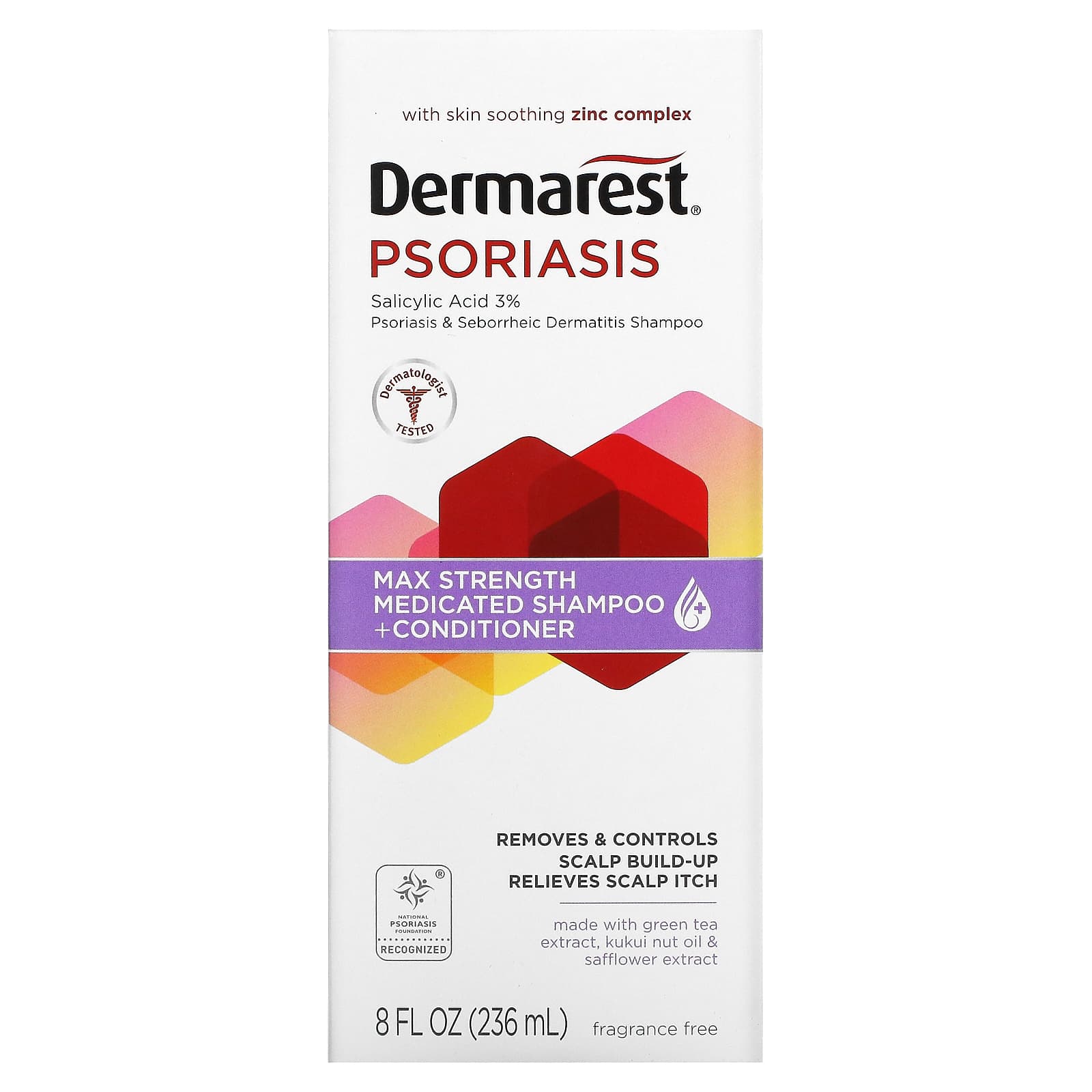 Therapeutic Shampoo - Conditioner Dermarest, 236 ml