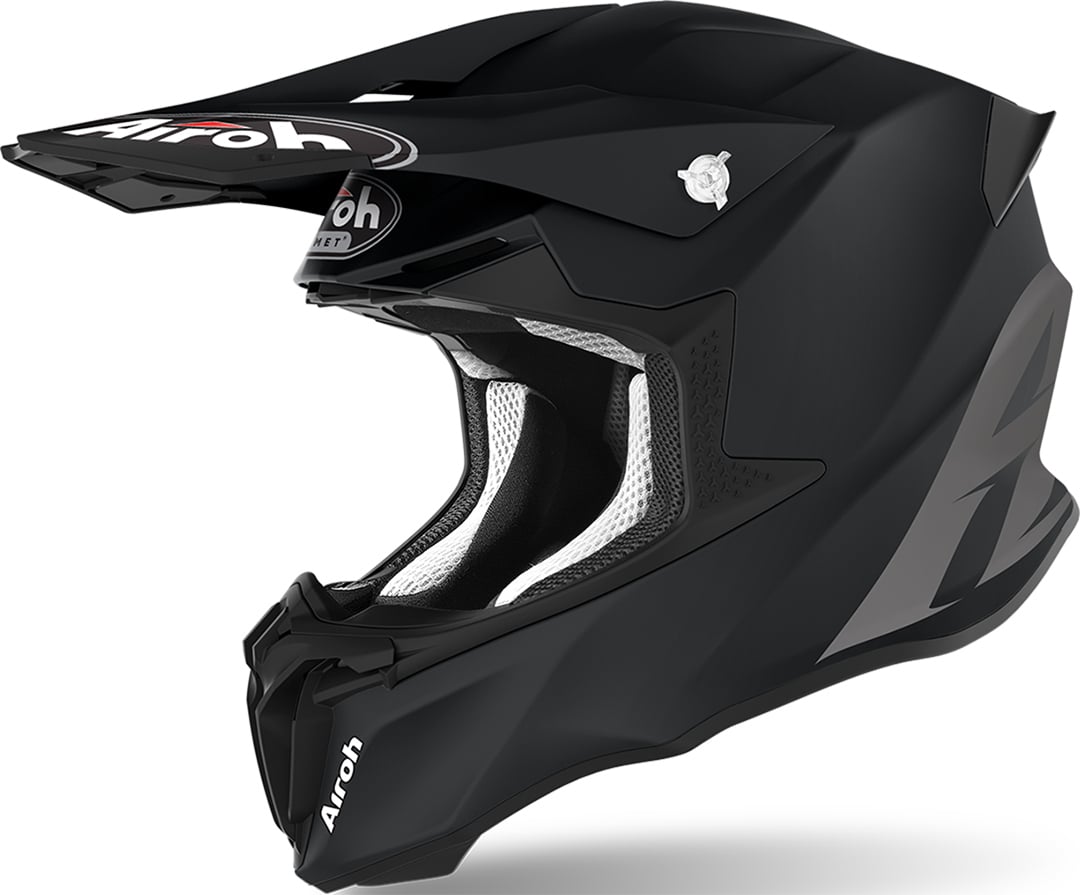 Airoh Twist 2.0 Color Motocross Helmet, Black