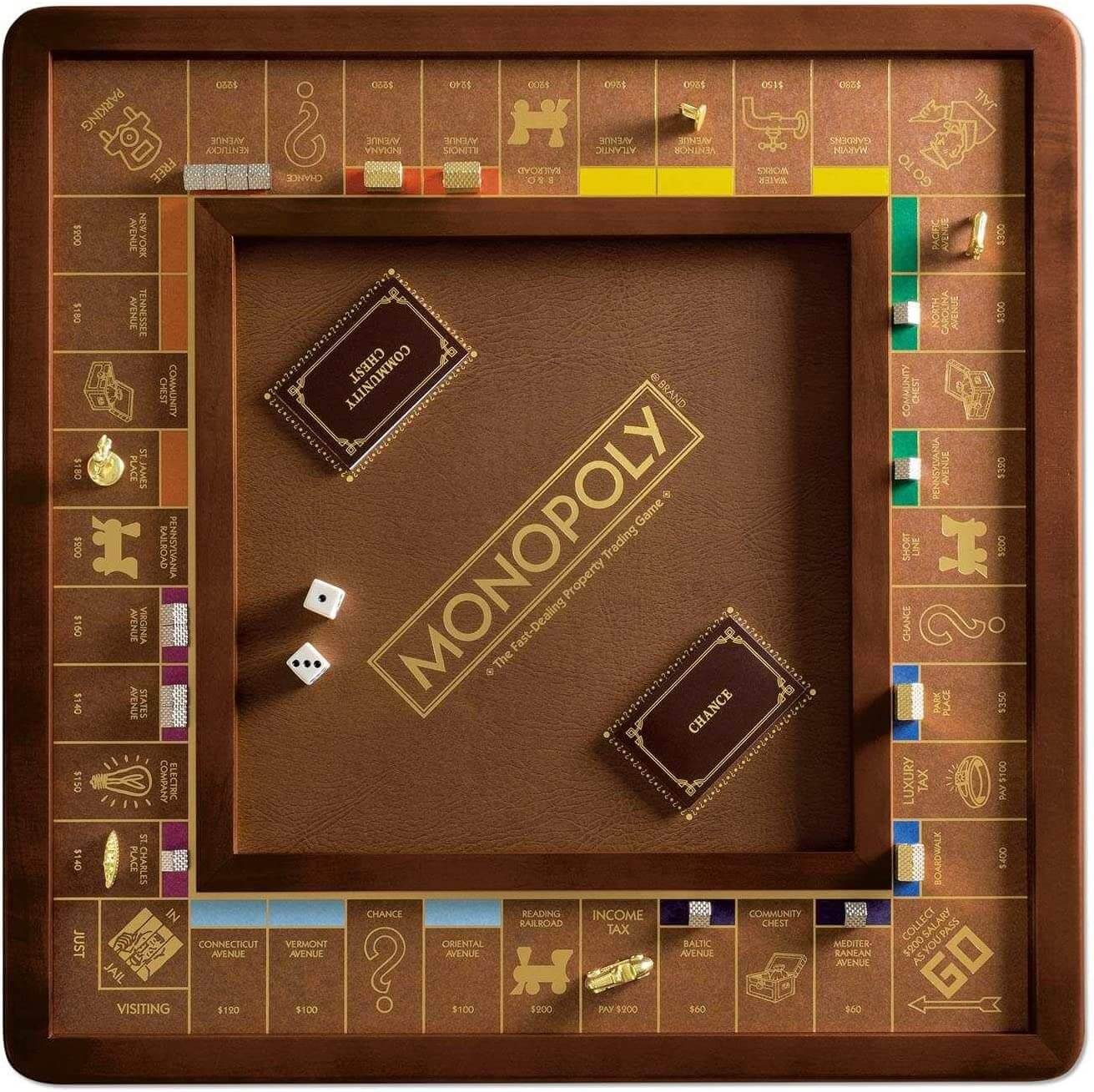 لعبة لوحية من شركة WS Game Company Monopoly Luxury Edition