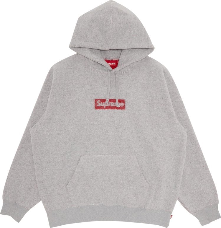 سويت شيرت Supreme Inside Out Box Logo Hooded Sweater 'Heather Grey'، رمادي