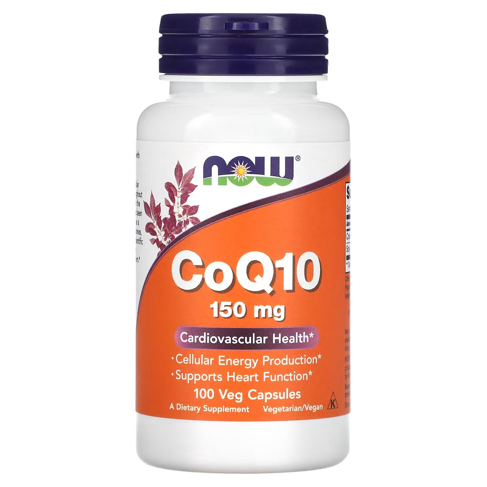 NOW Foods, CoQ10، 150 مجم، 100 كبسولة نباتية