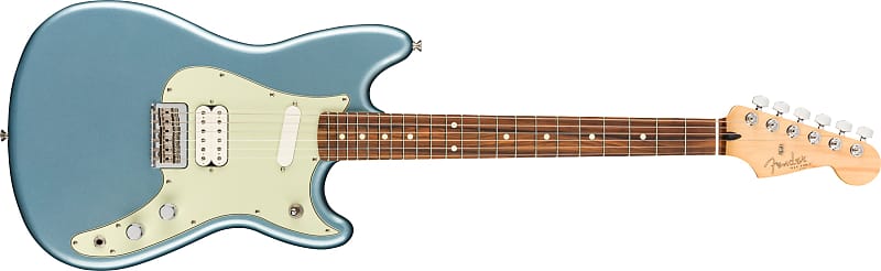 Fender Player Duo-Sonic HS, Pau Ferro Fingerboard, Metallic Blue - MX22065608