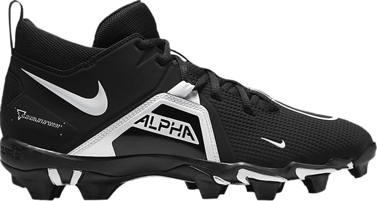 Nike Alpha Menace 3 Shark Wide 'Black White' Boots, Black