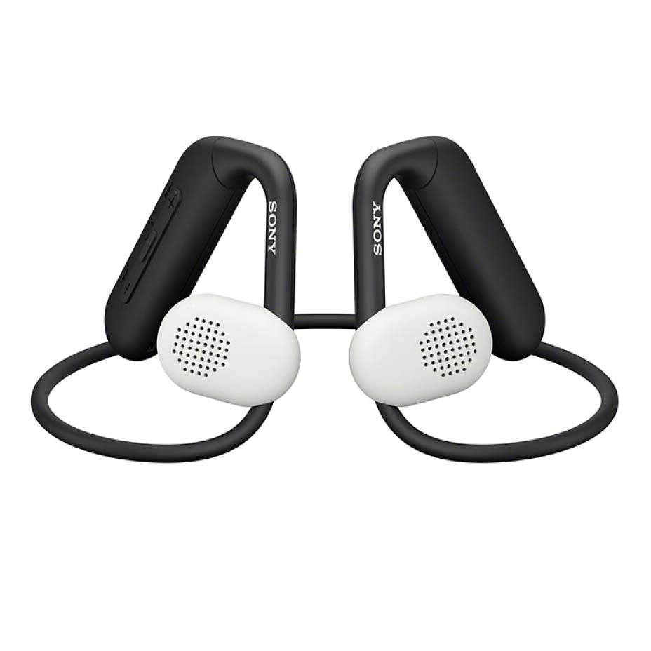 Sony Float Run Wireless Headphones, white/black