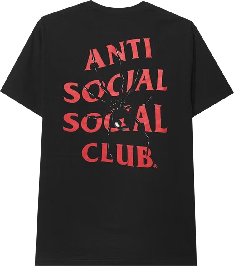 قميص Anti Social Social Club Bitter Tee باللون الأسود، أسود