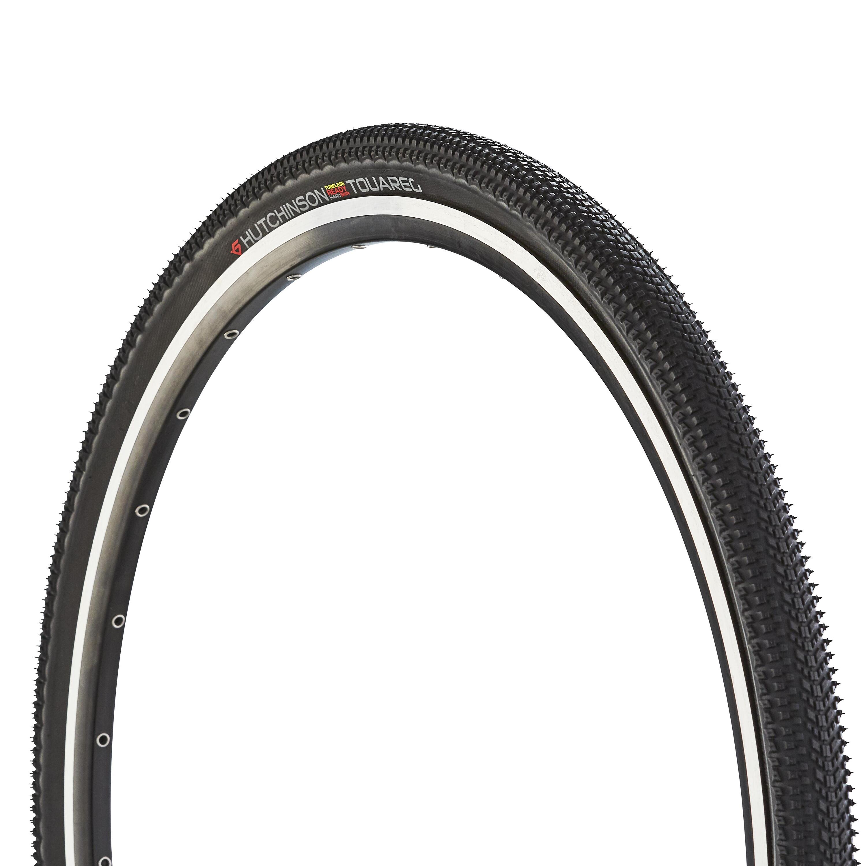 إطار دراجة قابل للطي Gravel Hutchinson Touareg 700×40 Hardskin Tubeless Ready أسود، أسود