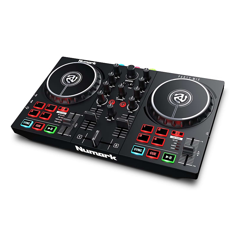 Numark Party Mix II DJ Controller with Light Show Party Mix II DJ Controller with Light Show