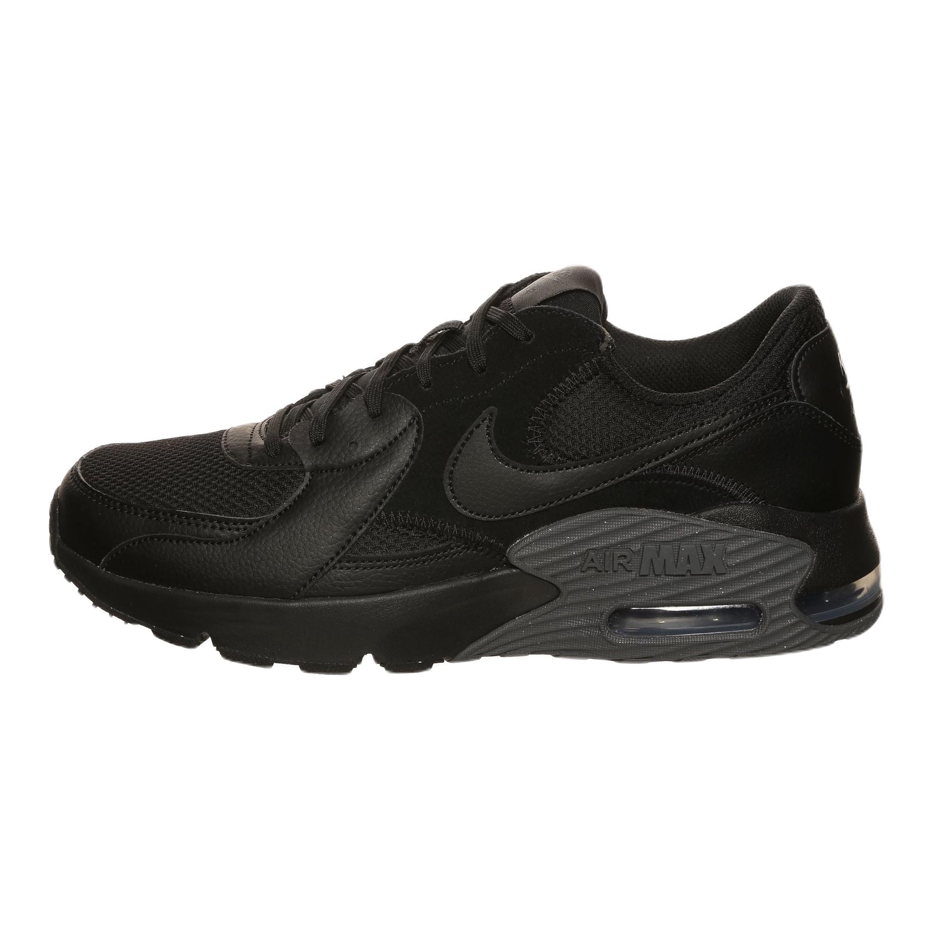 حذاء رياضي Nike Air Max Excee ذو مقدمة دائرية، أسود