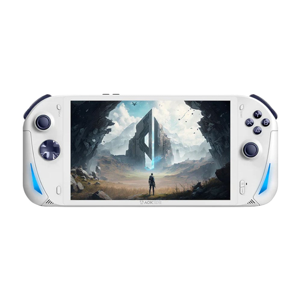 Aokzoe A1 Pro 32GB/2TB Handheld Game Console Ryzen 7 7840U Lunar White