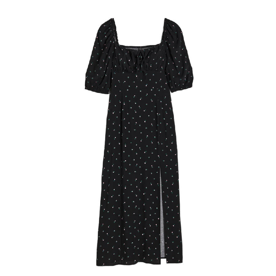 H&M Cotton dress, black