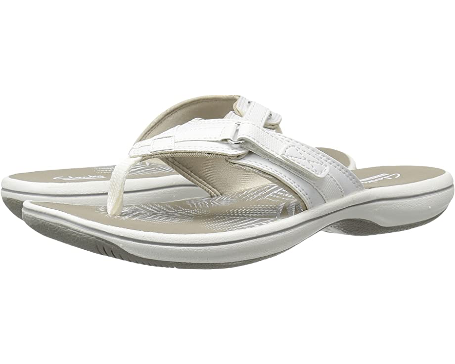 Breeze Sea Clarks sandals, white