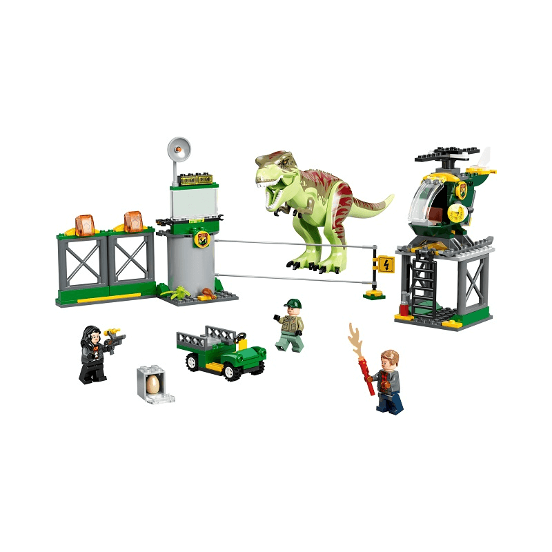 LEGO Jurassic World T.rex Dinosaur Breakout 76944, 140 pieces