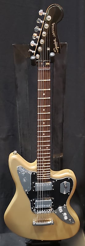 2021 Squier Contemporary Jaguar HH ST - Real Shoreline Gold