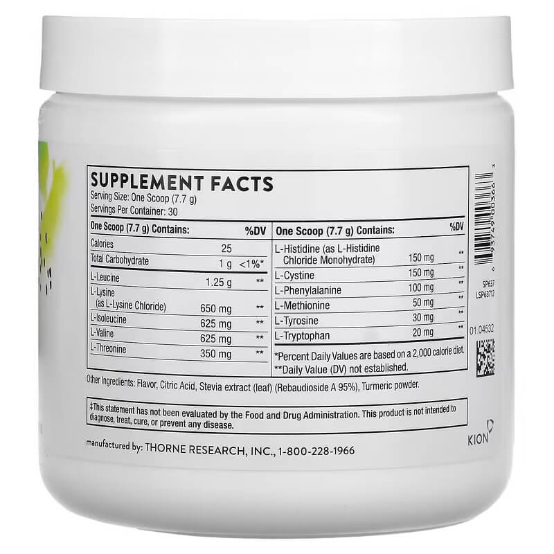 Thorne Research Amino Acid Complex, 231 g