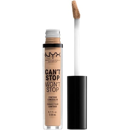 كونسيلر مقاوم للماء Can't Stop Won't Stop Contour 3.5 مل، لون طبيعي 07، من Nyx Professional Makeup