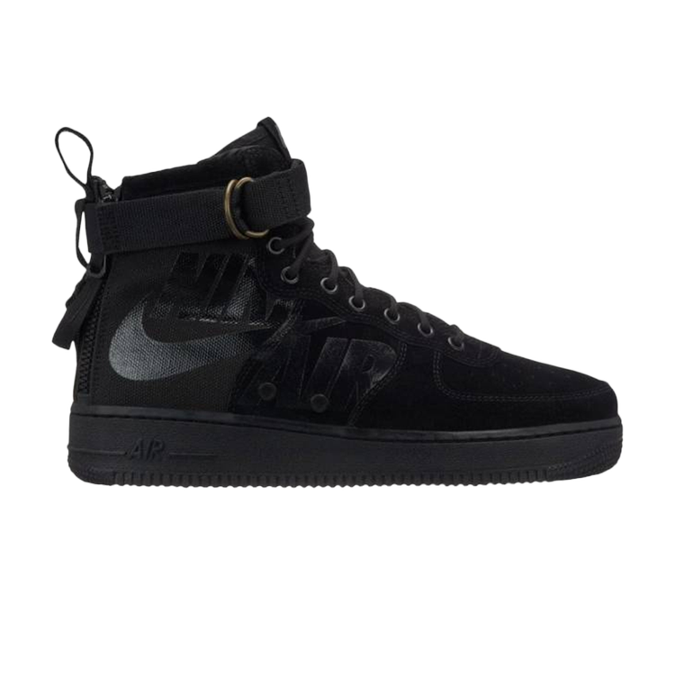 Nike SF Air Force 1 Mid 'Big Logo' Black