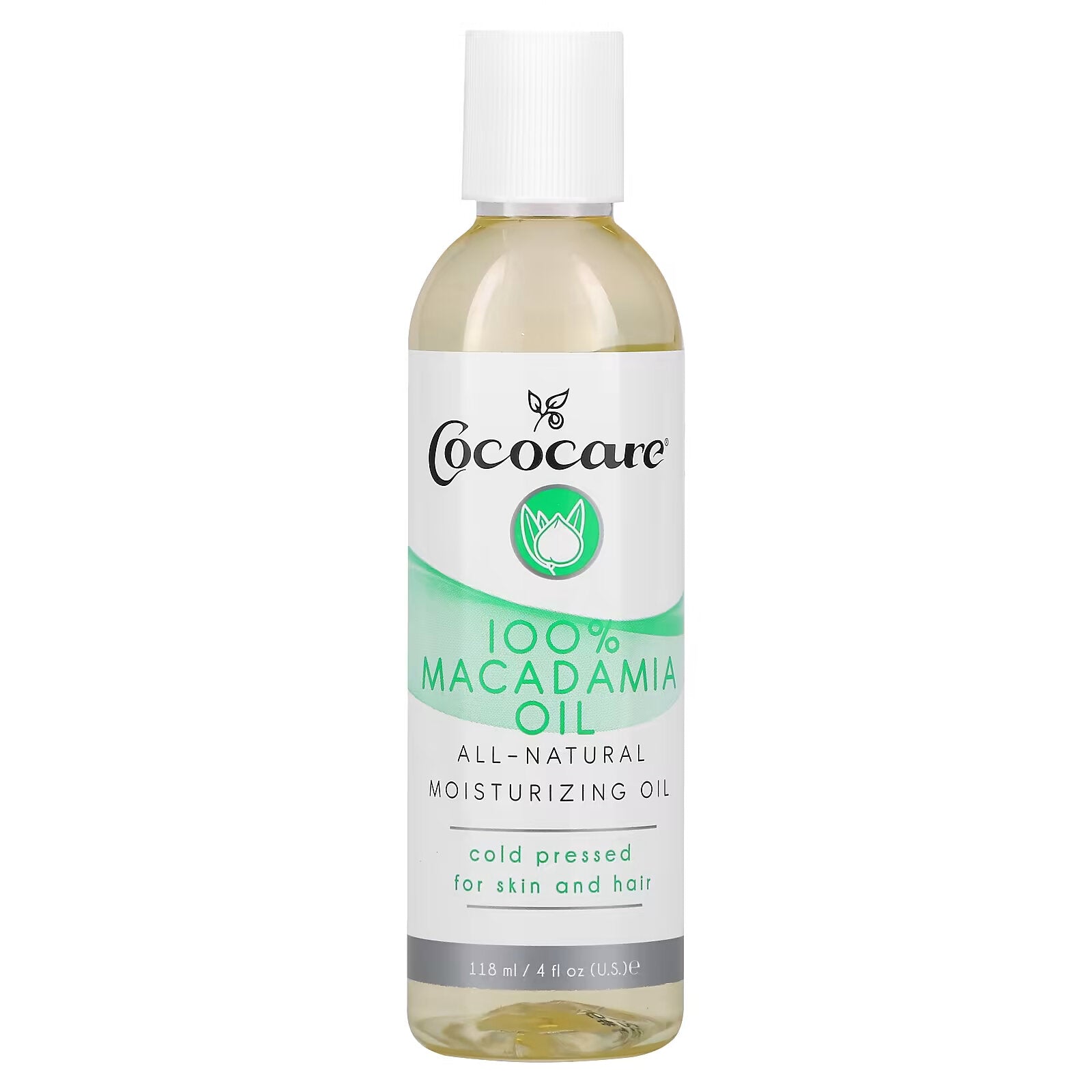 Cococare, Macadamia Oil, 4 fl oz (118 ml)