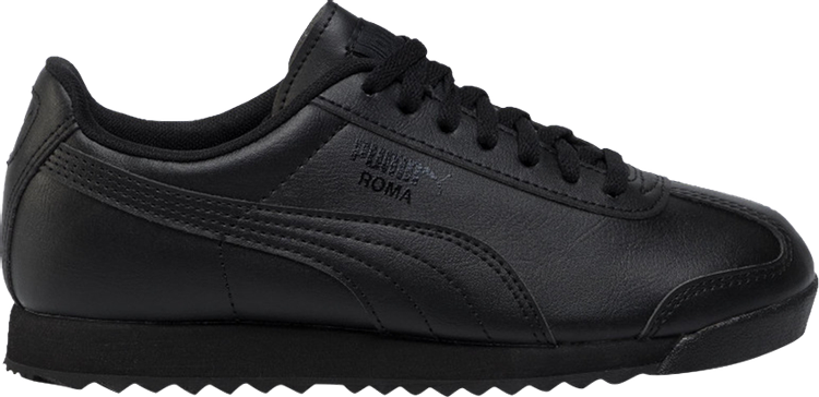 حذاء رياضي Puma Roma Basic Jr باللون الأسود، أسود