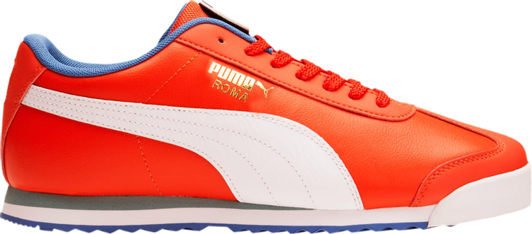 حذاء رياضي Puma Roma Go For باللون البرتقالي