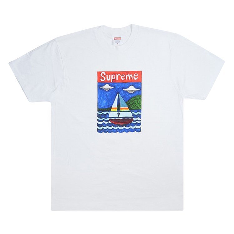 قميص Supreme Sailboat Tee "White"، أبيض