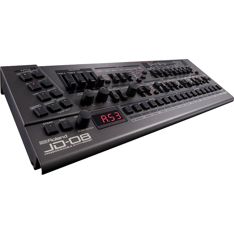 وحدة صوت قابلة للبرمجة من Roland JD-08 تعتمد على JD-800 وحدة صوت قابلة للبرمجة من Roland JD-08 تعتمد على JD-800