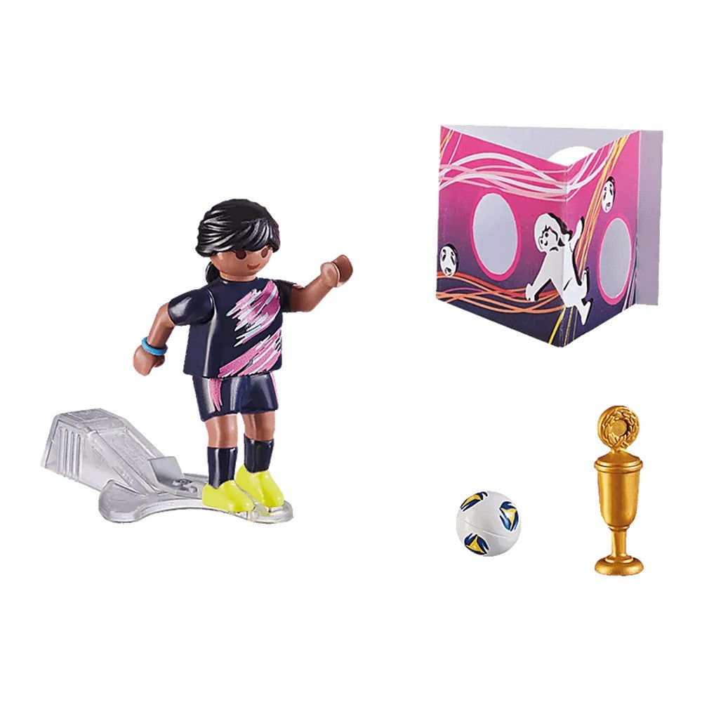 Construction set Playmobil 70875 Football player with goal