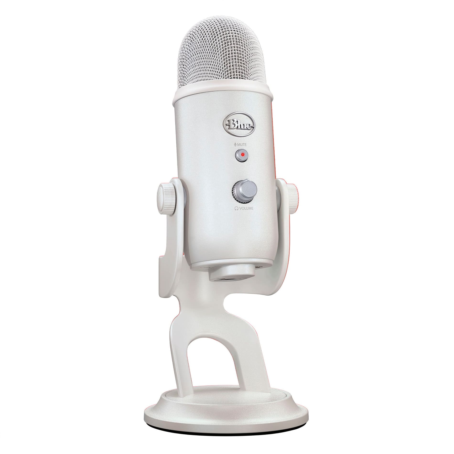 Blue Yeti microphone, white fog