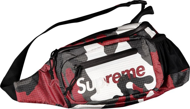 Supreme Sling Bag Red Camo, red