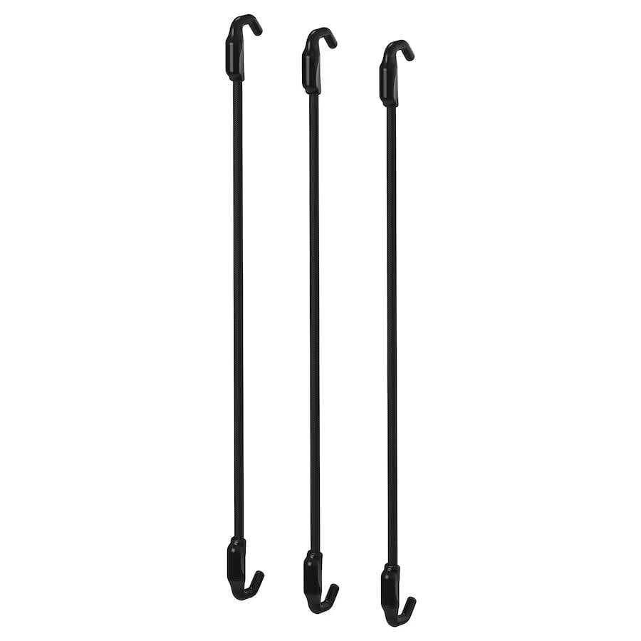 Elastic band Ikea Skadis, black