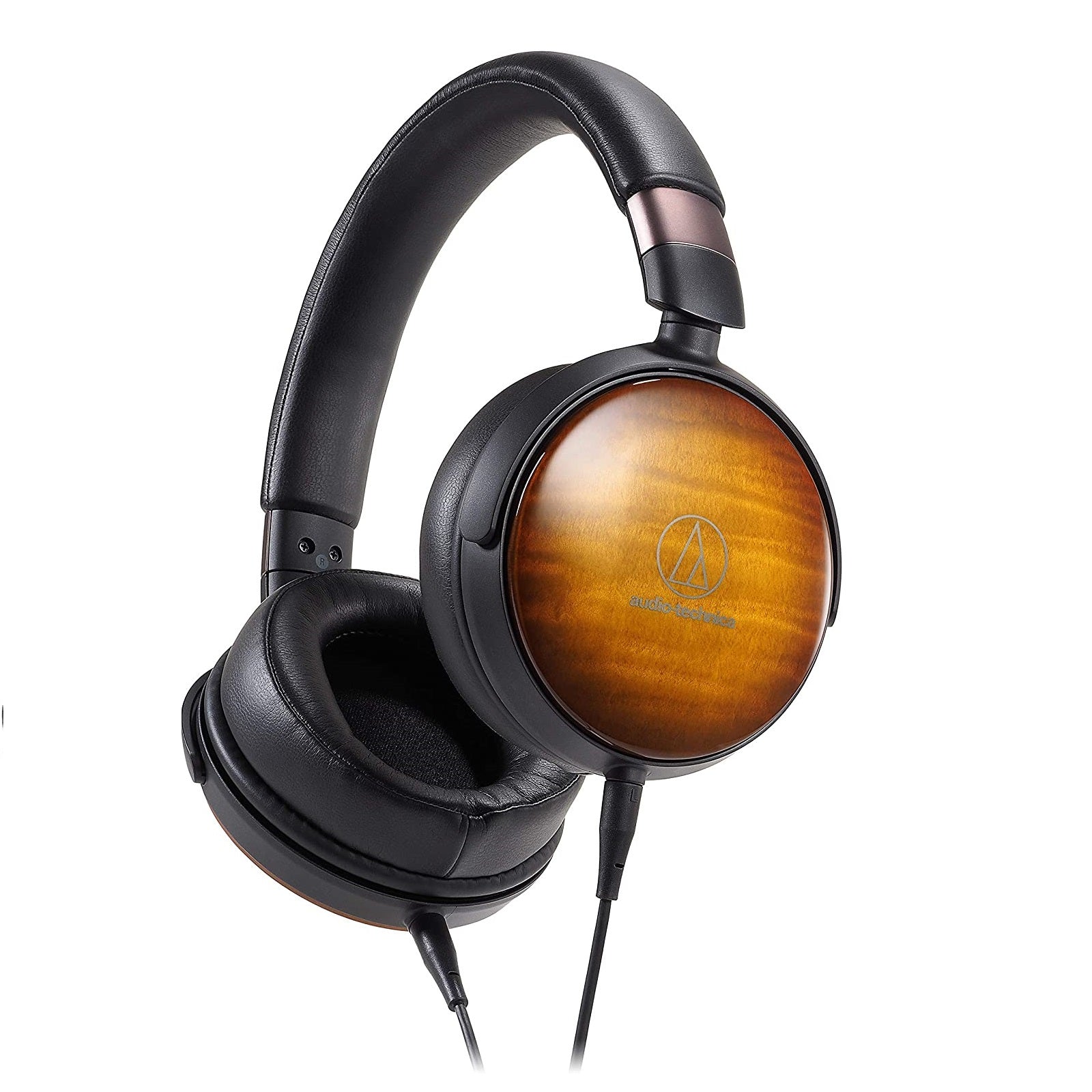 سماعات مراقبة Audio-Technica ATH-WP900، لون القيقب/الأسود