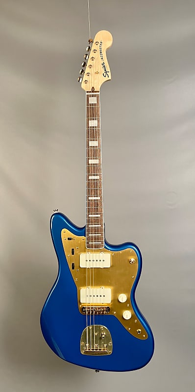 Fender Squier 40th Anniversary Jazzmaster Gold Edition Lake Placid Blue