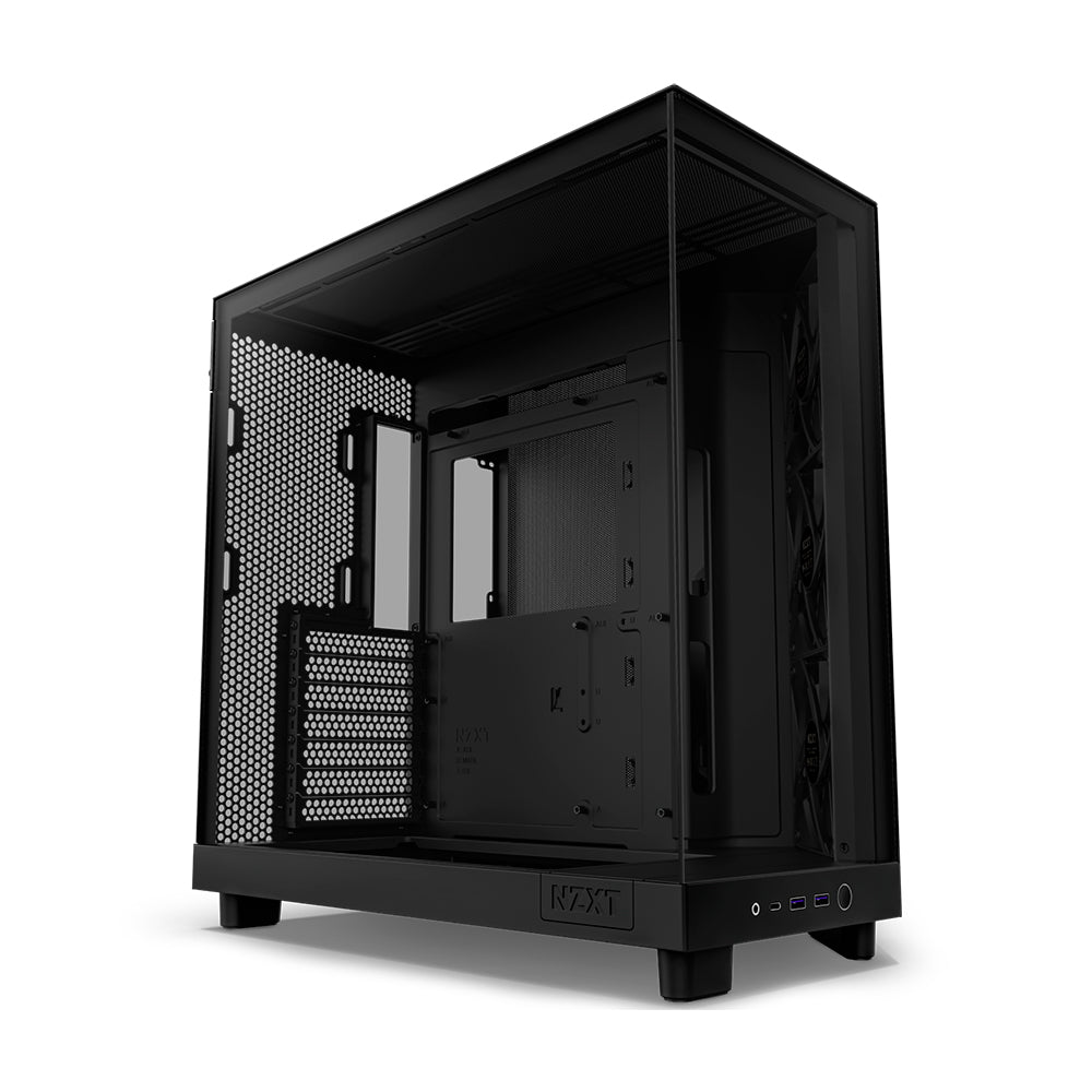 Case NZXT H6 Flow RGB, Mid Tower, black