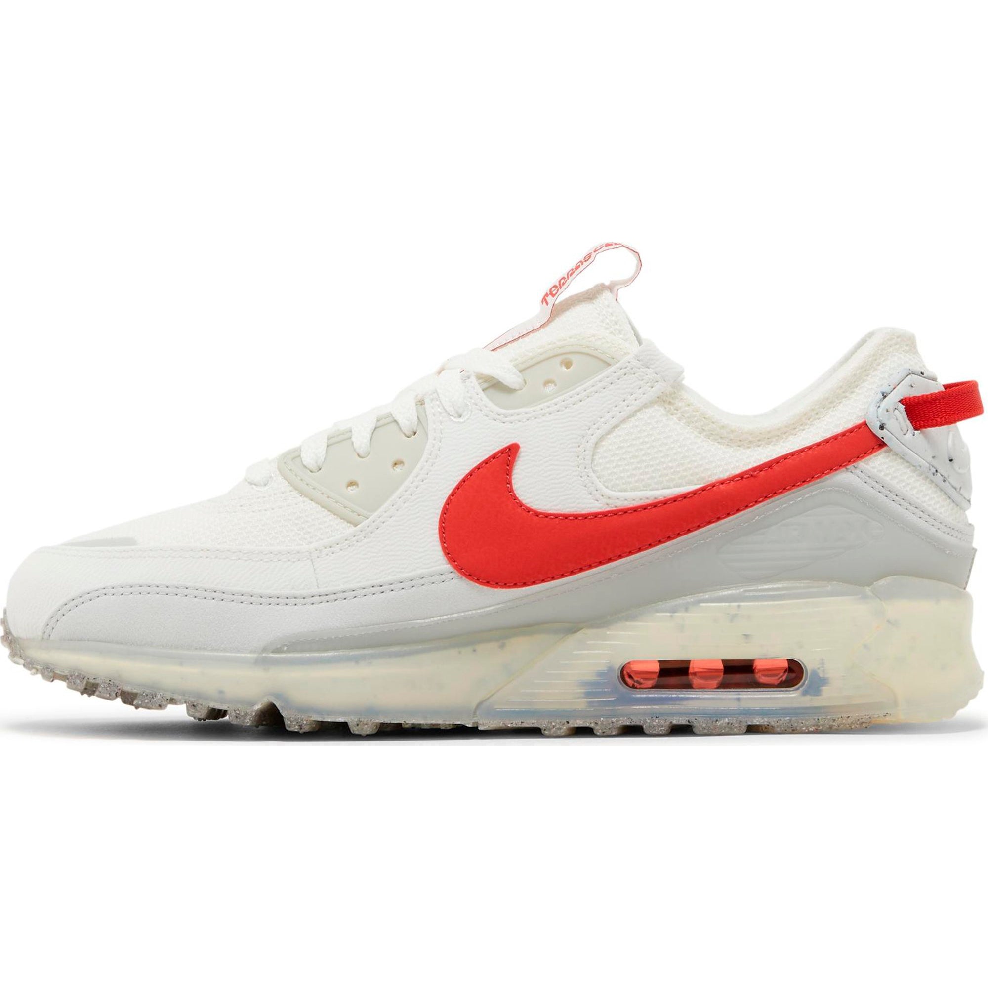 Nike Air Max Terrascape 90 sneakers, white-red