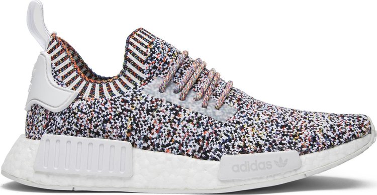 Adidas NMD_R1 Primeknit 'Color Static' Sneakers, Multicolor