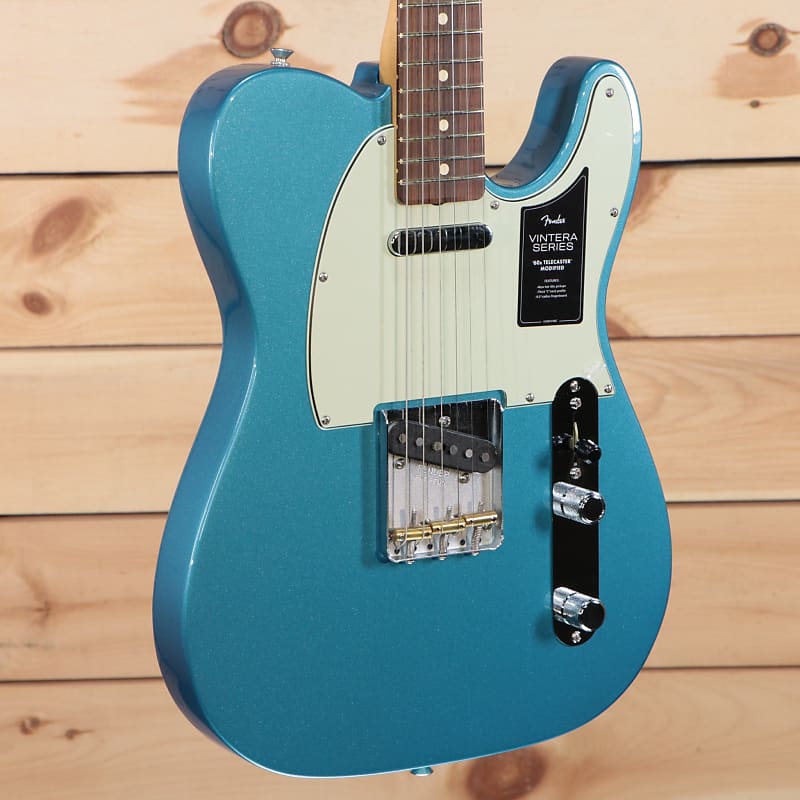 Fender Vintera '60s Telecaster Modified - Lake Placid Blue - MX21228328 Vintera '60s Telecaster Modified