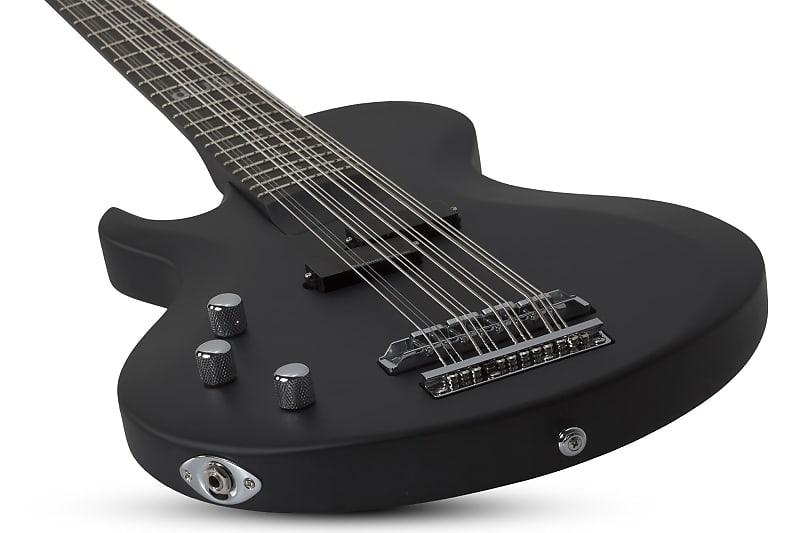 Schecter dUg Pinnick DP-12 LH 12-String Left-Handed Electric Bass Guitar with Case