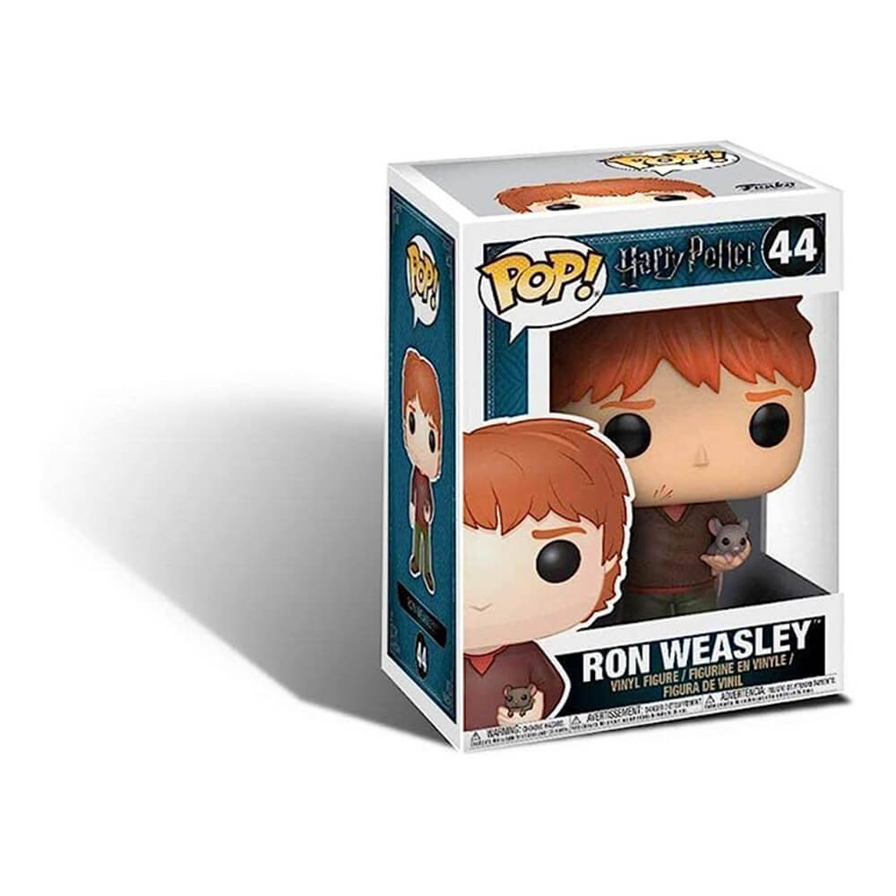 Funko POP! Movies: Harry Potter-Ron Weasley with Scabbers Toy