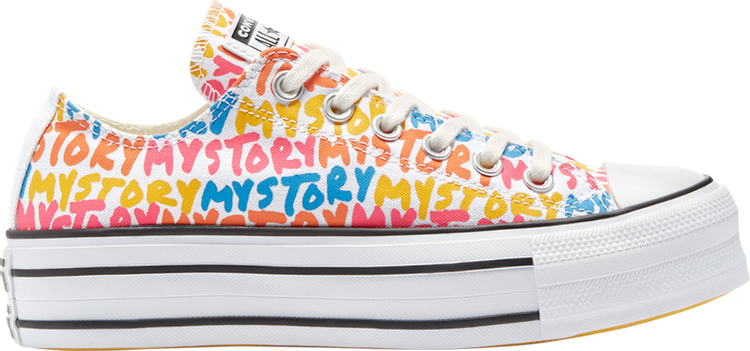 Converse Wmns Chuck Taylor All Star Platform Low My Story Sneakers, Multicolor