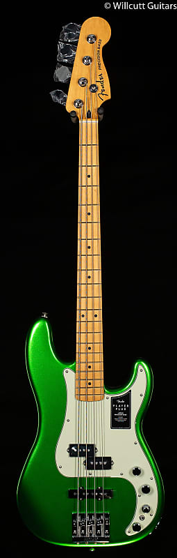 Fender Player Plus Active Precision Bass with Maple Neck Cosmic Jade Bass Guitar - MX21170573-9.17 lbs