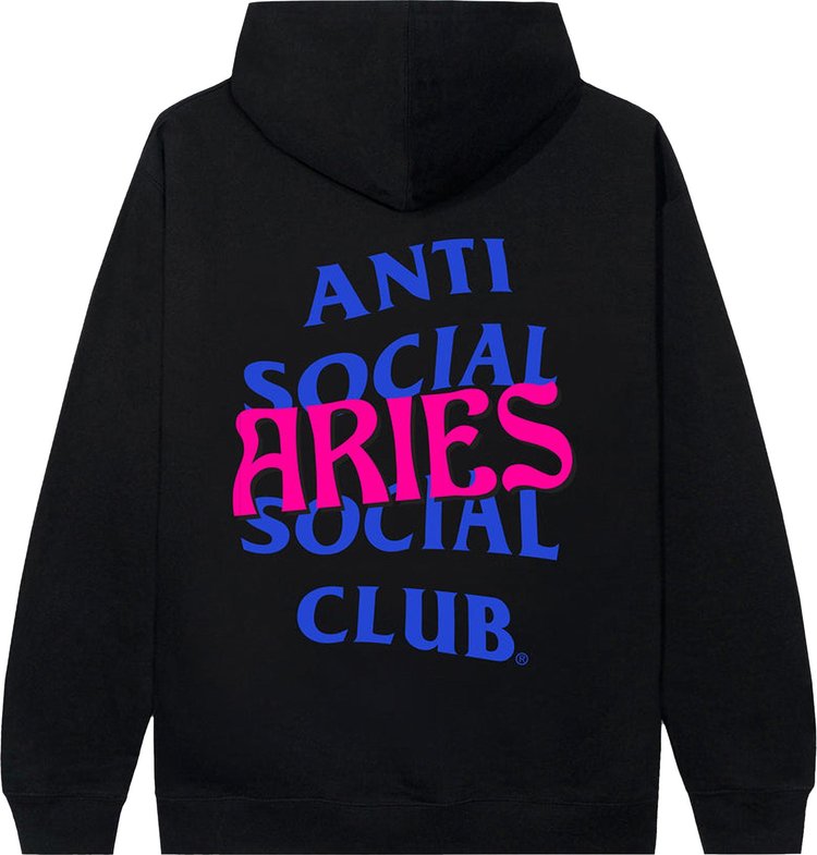 Anti Social Social Club Aries Hoodie 'Black'