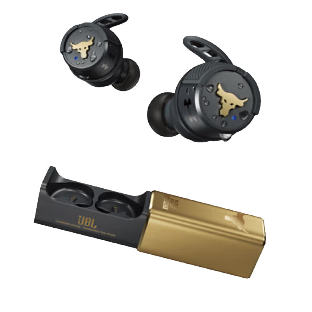 Double Bluetooth headset JBL Under Armor Flash rock sports, gold