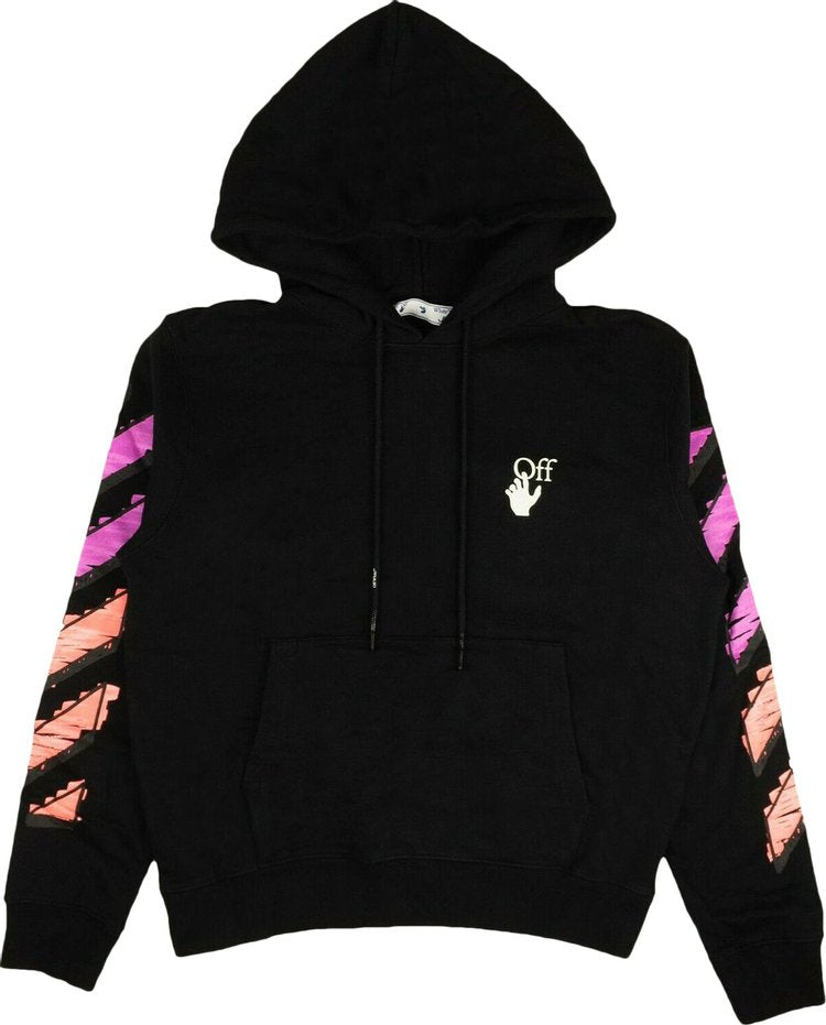 Off-White Marker Slim Hoodie 'Black', black