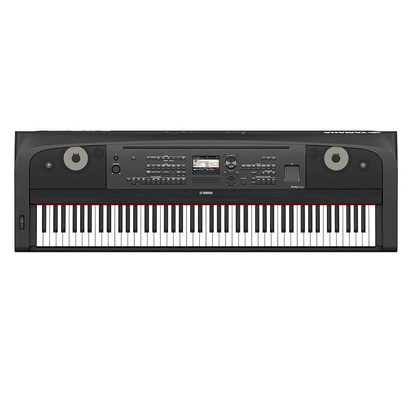 بيانو ياماها DGX-670 الرقمي المحمول ذو 88 مفتاحًا مع مكبرات صوت (أسود) سلسلة Yamaha DGX