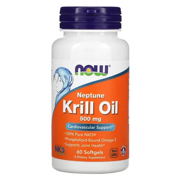 Now Foods Neptune Krill Oil 500 mg, 60 Capsules